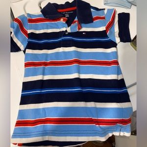 Boys size 4/5 extra small Tommy Hilfiger short sleeve collared shirt